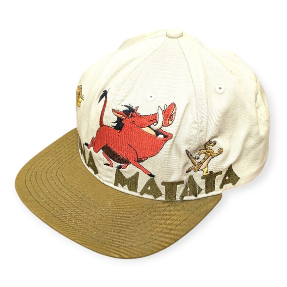 Disney The Lion King Hakuna Matata Pumbaa Timon Simba Embroidered Snapback Hat - Picture 2 of 9